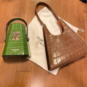 Two brand new Crocodile pattern bags